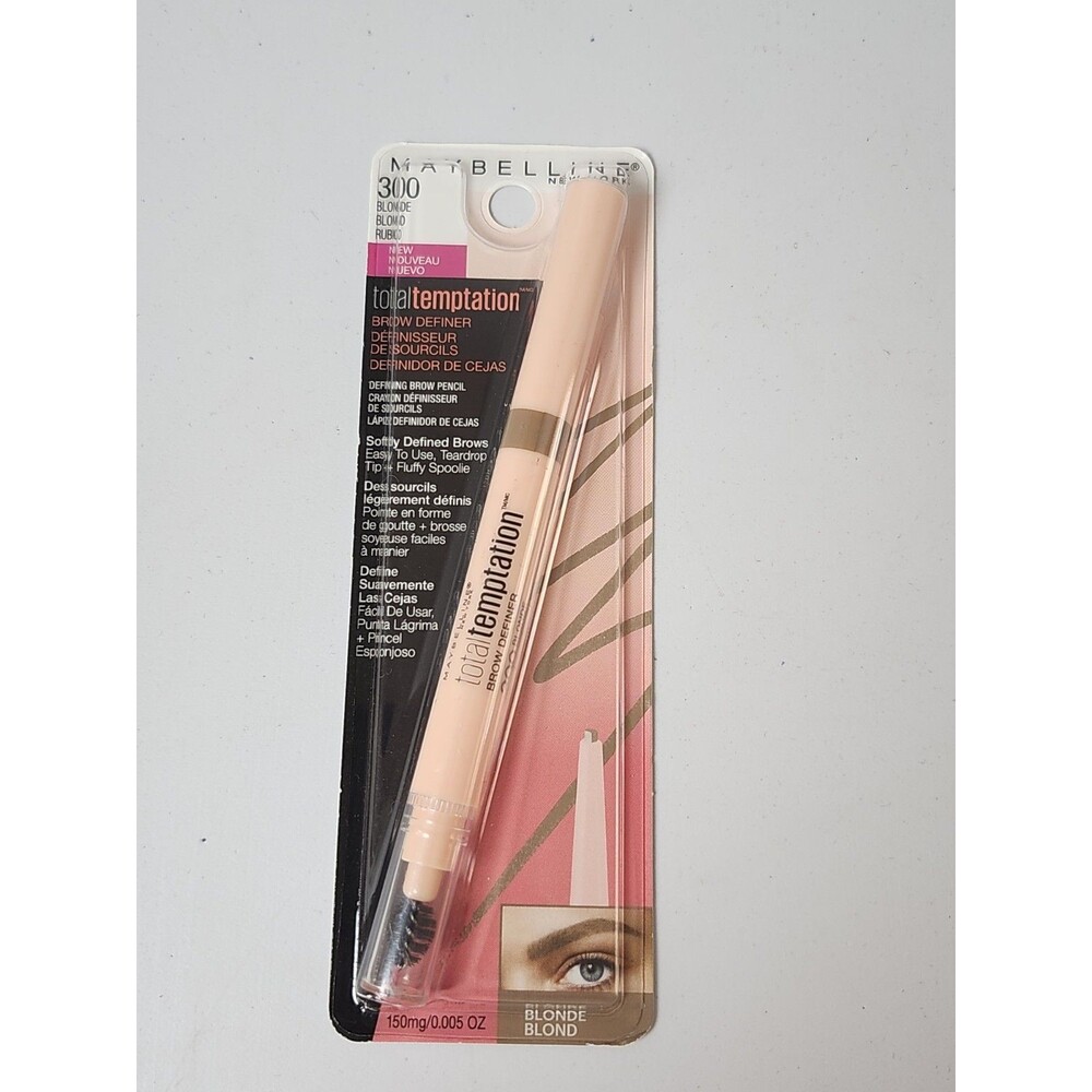 Maybelline Total Temptation Eyebrow Definer Pencil, 300 BLONDE